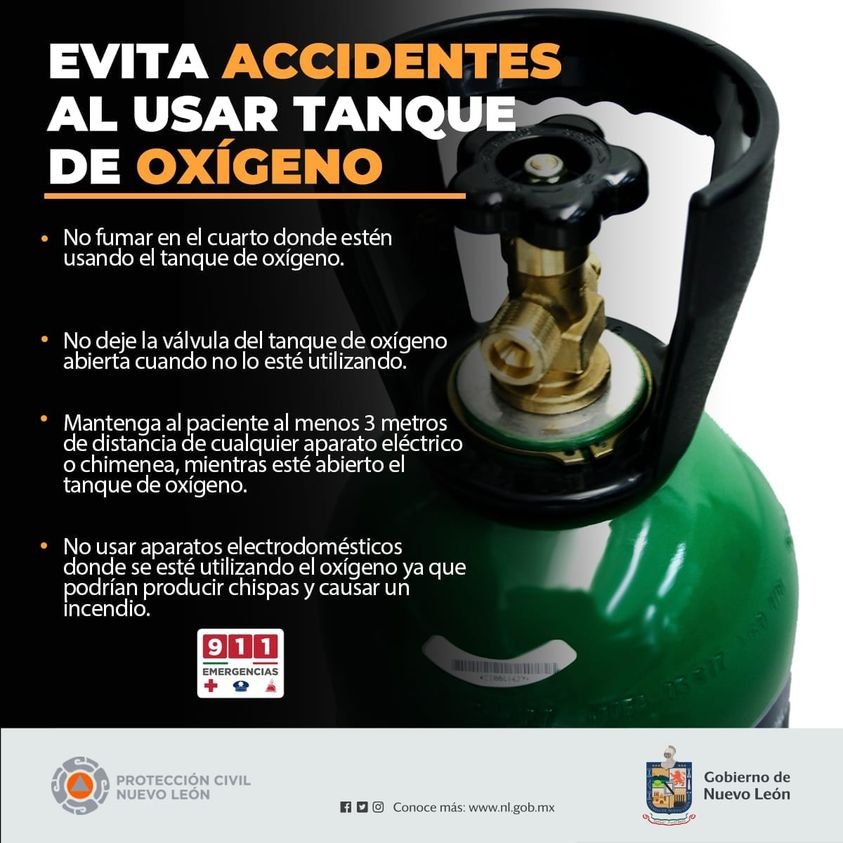 venta de tanques de oxigeno para pacientes con coronavirus